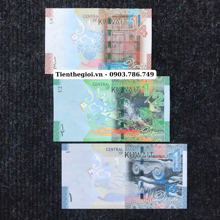 Bộ 3 tờ của Kuwait - SP008052